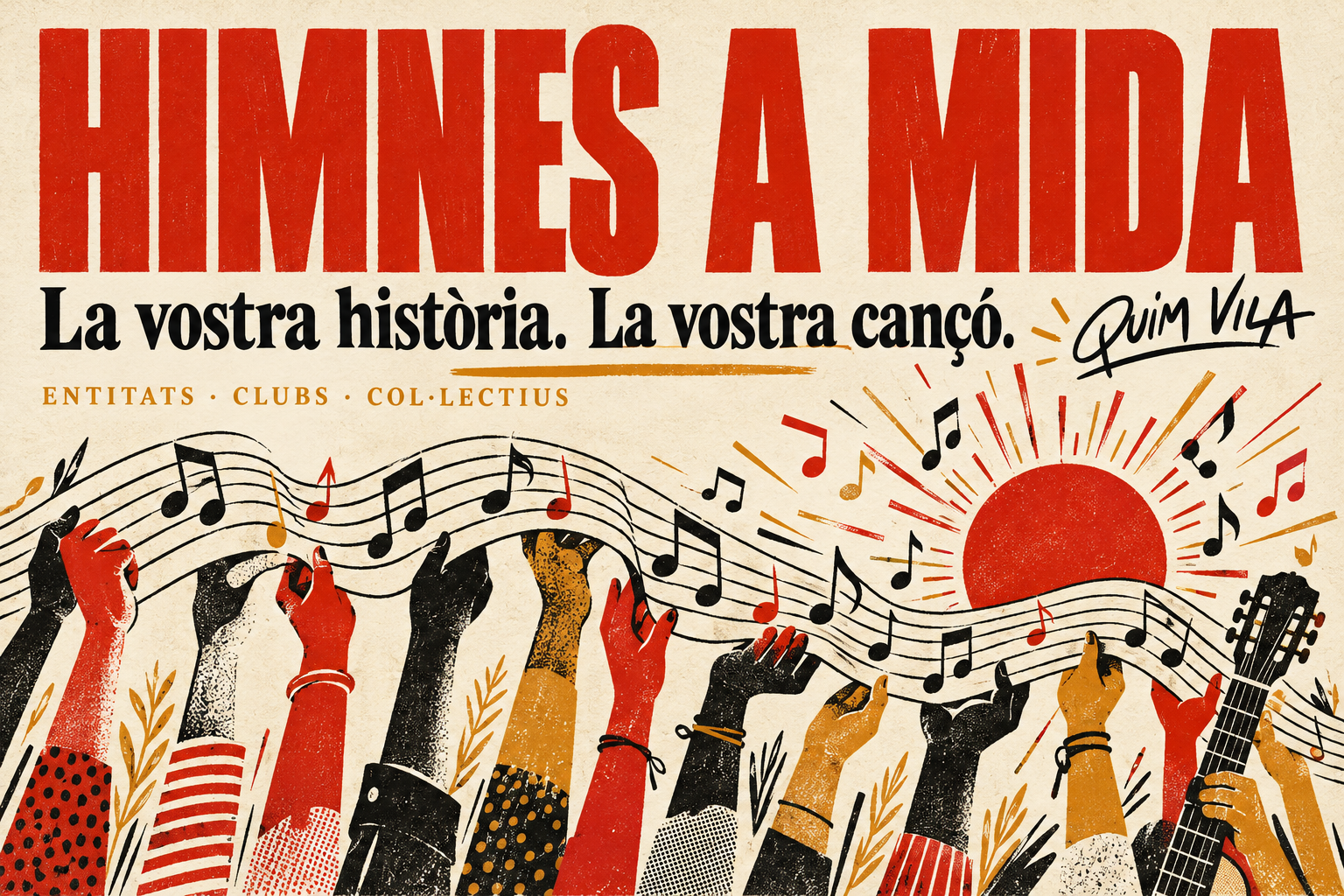 Cartell de Himnes a mida!